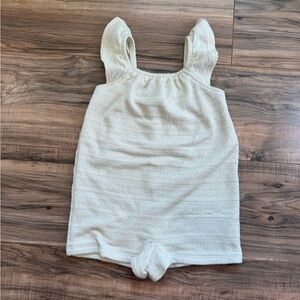 babyGap Crochet Flutter Romper